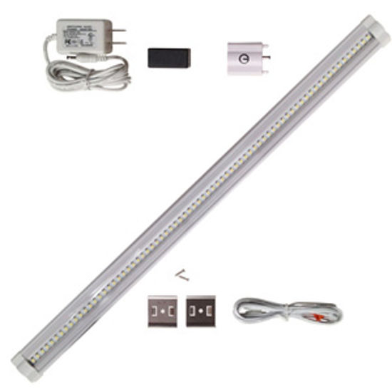 Picture of Diamond Group  Single 18"Lx3"Wx1-1/5"D White 0.21 Amps/ 12 Volts Under Counter LED Light w/Switch 52631 18-5029              