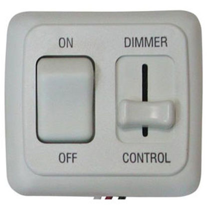 Picture of Diamond Group  White 15A/ 12V Pulse Wave Modulation Dimmer Switch DGLD01VP 18-5031                                           