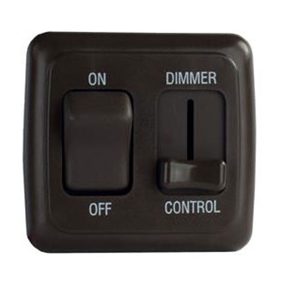 Picture of Diamond Group  Black 15A/ 12V Pulse Wave Modulation Dimmer Switch DGLD25VP 18-5032                                           