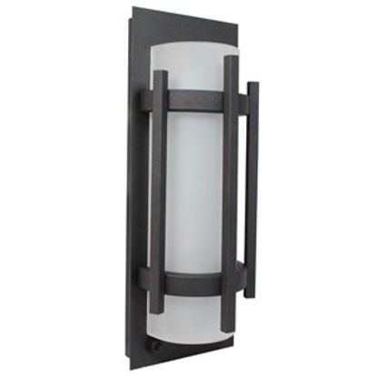 Picture of ITC Jova (TM) Matte Black LED Cage Wall Sconce Interior Light w/White Lens 59460-SJ9870004-D 18-7642                         