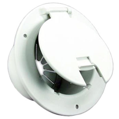 Picture of JR Products  Polar White 3-1/2"RO Rectangular Lockable Cable Hatch Access Door 541-2-A 19-0188                               