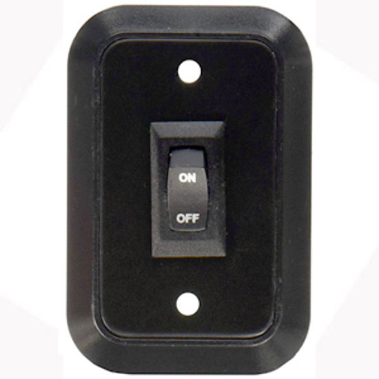 Picture of JRV Products  Non-Lighted Single Rocker Tank Monitor System Panel Switch A8976RBL 19-0217                                    