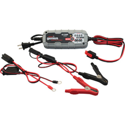 Picture of Noco Genius 110-120V 7-Step 1.1A Battery Charger G1100 19-0326                                                               