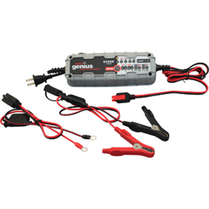 Picture of Noco Genius 110-120V 5-Step 3.5/0.9A Battery Charger G3500 19-0327                                                           