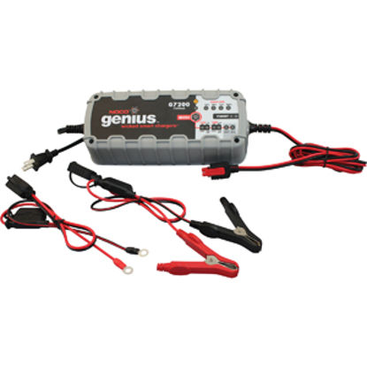 Picture of Noco Genius 110-120V 12-Step 7.2/3.6A Battery Charger G7200 19-0328                                                          
