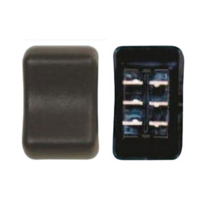 Picture of Diamond Group  Black 125V/ 16A DPST Rocker Switch For Water Heaters DG2E41VP 19-0335                                         