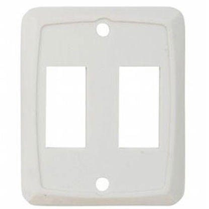 Picture of Diamond Group  3-Pack Ivory Double Opening Switch Plate Cover DG258PB 19-0388                                                