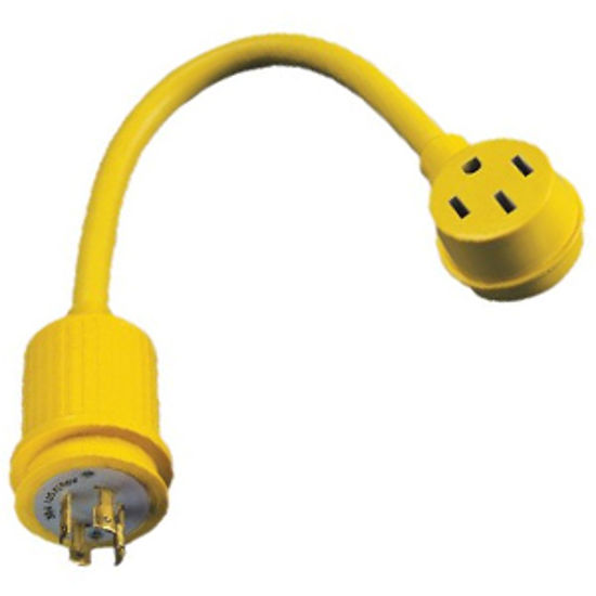 Picture of Marinco  30A/50A Pigtail Locking Power Cord Adapter 174ARV 19-0508                                                           