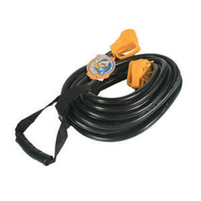 Picture of Camco Power Grip (TM) 50' 30A Extension Cord w/Plug Head Handle 55197 19-0518                                                