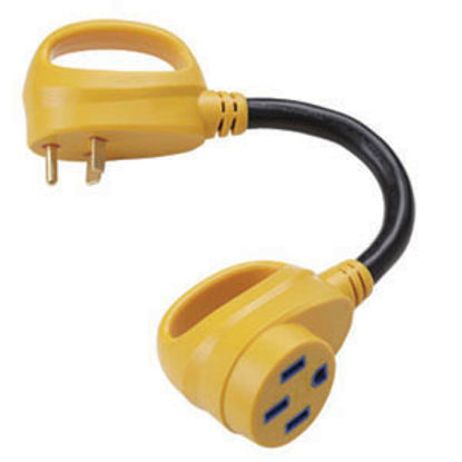 Picture of Marinco  50A/30A Power Cord Adapter 3050ARV 19-0540                                                                          