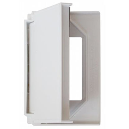 Picture of Diamond Group  White Thermoplastic Receptacle Cover DG52516VP 19-0575                                                        