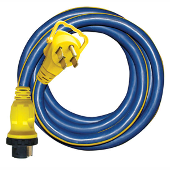 Picture of Voltec RV Locking 25' 50A Locking Extension Cord w/Plug Handle 16-00586 19-0623                                              