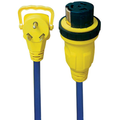 Picture of Voltec Pro Series 2' 50A Locking Extension Cord w/Plug Handle 16-00591 19-0639                                               