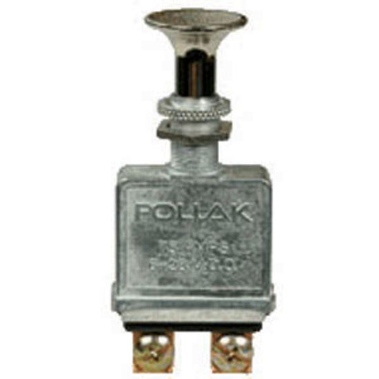 Picture of Pollak  6-28V/ 75A SPST Toggle Switch 35-306P 19-0659                                                                        