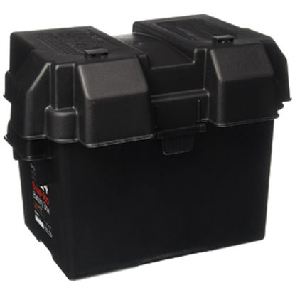 Picture of Noco Snap-Top (TM) Black Dual 6V Group Vented Battery Box HM300BK 19-0740                                                    