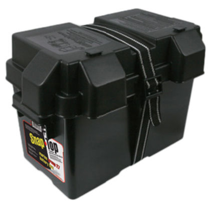 Picture of Noco Snap-Top (TM) Black Group 27 Vented Battery Box HM327BK 19-0748                                                         