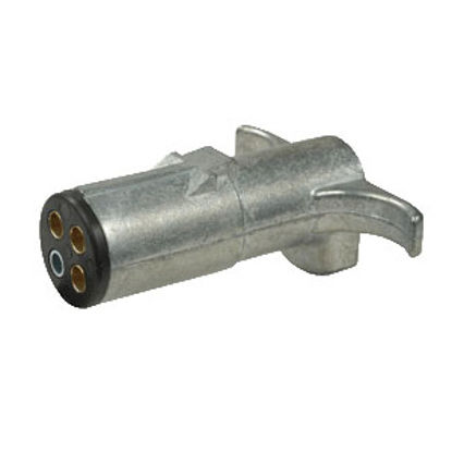 Picture of Pollak  4-Way Round Trailer End Trailer Connector 11-402 19-0807                                                             