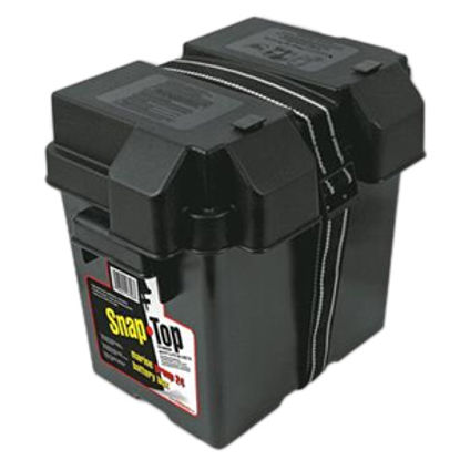 Picture of Noco Snap-Top Black 6V Group Vented Battery Box HM306BK 19-0843                                                              