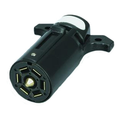 Picture of Bargman  7-Way Blade Trailer End Trailer Connector w/o Wire Lead 50-77-003 19-0931                                           