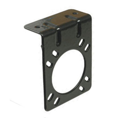 Picture of Pollak  7-Way Right Angle Trailer Connector Bracket 12-711U 19-1054                                                          