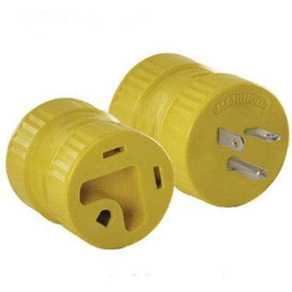 Picture of Marinco  20M/30F Power Cord Adapter 126A 19-1123                                                                             