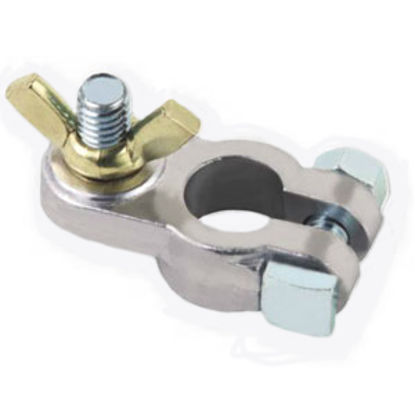 Picture of East Penn Deka Lead Top Post Clamp Style w/ Wing Nut Battery Terminal 05307 19-1343                                          