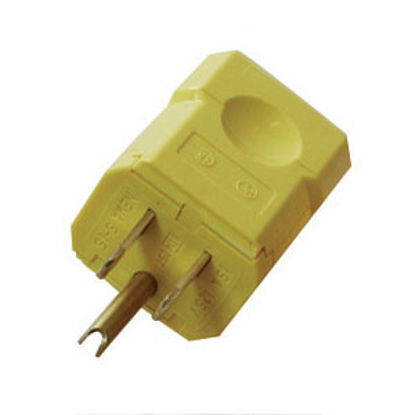 Picture of Diamond Group  Male Yellow 3-Wire Quick Connect DG52496VP 19-1367                                                            