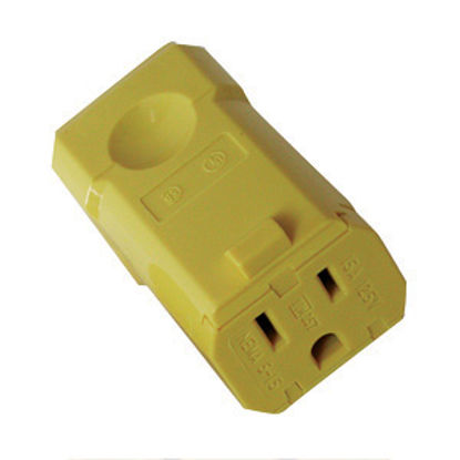 Picture of Diamond Group  Female Yellow 3-Wire Quick Connect DG52497VP 19-1368                                                          