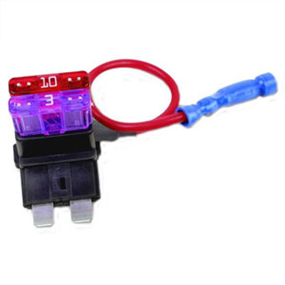 Picture of Battery Doctor Tapa Circuit (TM) ATO/ATC Dual Blade Fuse Holder w/o Fuse 30003 19-1598                                       