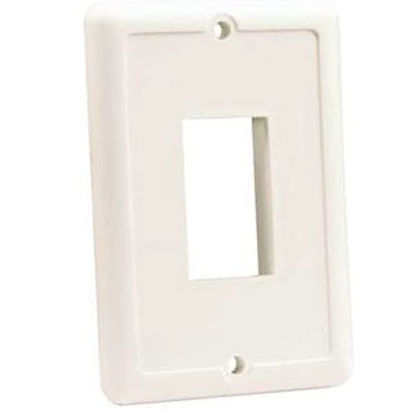 Picture of JR Products  Polar White Multi Purpose Switch Faceplate 14035 19-1607                                                        