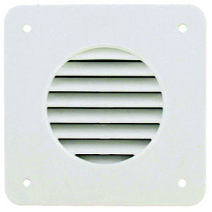 Picture of Valterra  White Plastic Battery Box Louvered Vent A10-3300 19-1633                                                           
