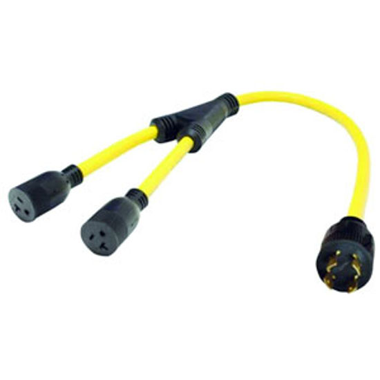 Picture of Mighty Cord  3' 20A Female Power Cord Adapter A10-G30420Y 19-1709                                                            