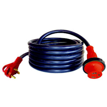 Picture of Mighty Cord Mighty Cord (TM) 25' 30A Locking Extension Cord w/Finger Grip Handle A10-3025ED 19-1811                          