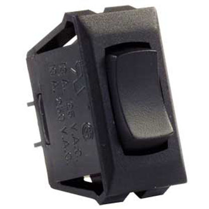 Picture of JR Products  Black 12V SPDT Rocker Switch 12675 19-1852                                                                      