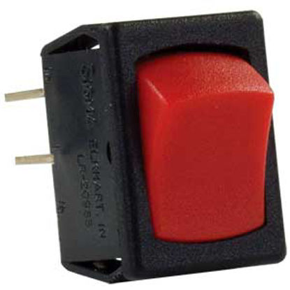 Picture of JR Products  Black/ Red 12V SPST Rocker Switch 12795 19-1877                                                                 