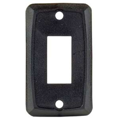 Picture of JR Products  Black Single Opening Multi Purpose Switch Faceplate 12855 19-1886                                               