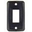 Picture of JR Products  Black Single Opening Multi Purpose Switch Faceplate 12855 19-1886                                               