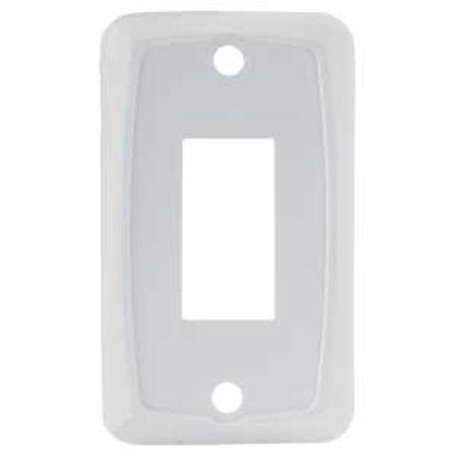 Picture of JR Products  5-Pack White Single Opening Multi Purpose Switch Faceplate 12841-5 19-1915                                      