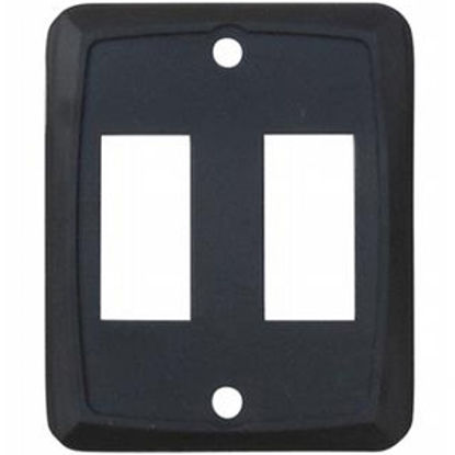 Picture of Diamond Group  Black Double Opening Switch Plate Cover DG215VP 19-1986                                                       