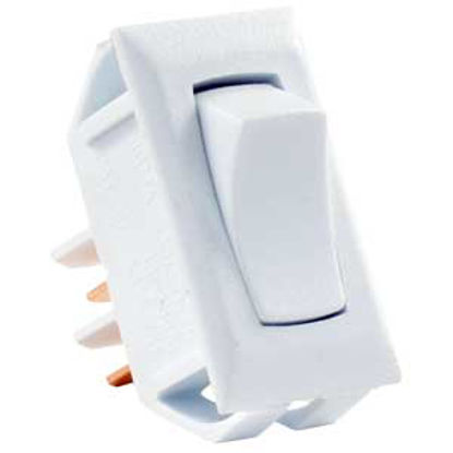 Picture of JR Products  5-Pack White 125V/ 13A SPST Rocker Switches 13661-5 19-2012                                                     