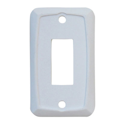 Picture of Diamond Group  White Single Opening Switch Plate Cover DG101VP 19-2038                                                       