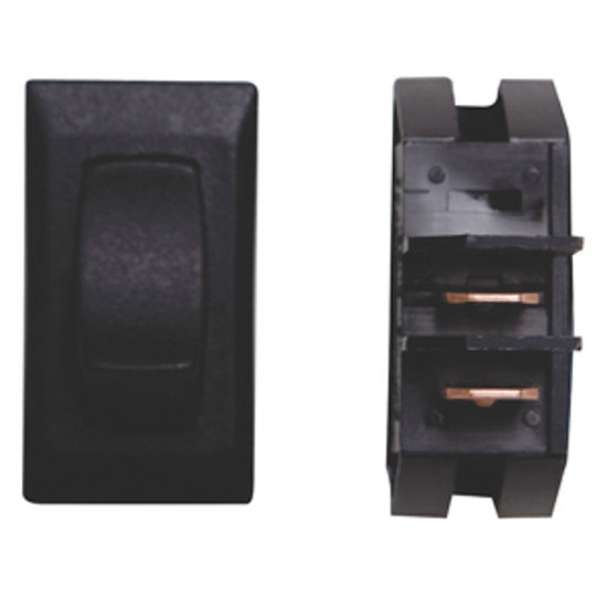 Picture of Diamond Group  1-Piece Black SPST Rocker Switch B1-18NC 19-2064                                                              