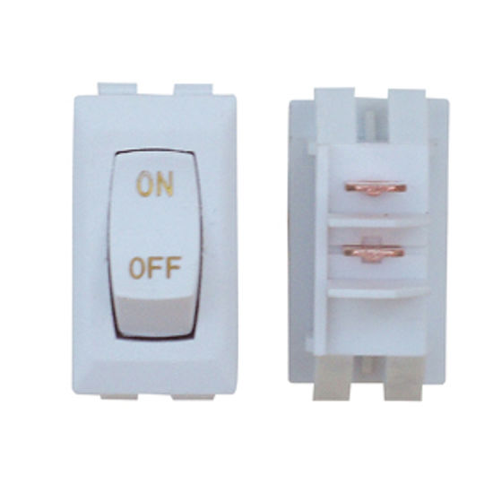 Picture of Diamond Group  1-Piece White SPST Rocker Switch DG110UGVP 19-2065                                                            