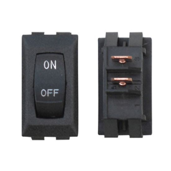 Picture of Diamond Group  1-Piece Black SPST Rocker Switch DG118UVP 19-2066                                                             