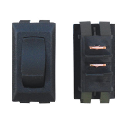 Picture of Diamond Group  Black 125V/ 13A SPDT Rocker Switch For Monitor Dash Panel DGG111UVP 19-2077                                   