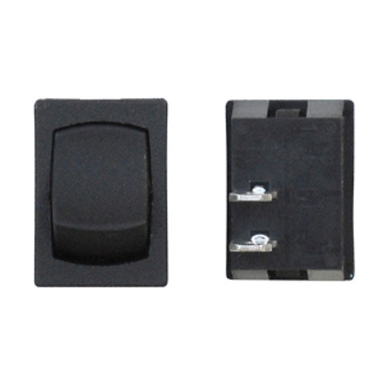 Picture of Diamond Group  Black 125V/ 16A SPST Mini Rocker Switch For Water Pumps DG218VP 19-2081                                       