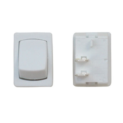 Picture of Diamond Group  White 125V/ 16A SPST Mini Rocker Switch For Water Pumps DG256VP 19-2082                                       