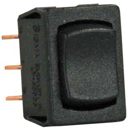 Picture of JR Products  Black 125V/ 13A SPDT Rocker Switch 13335 19-2123                                                                
