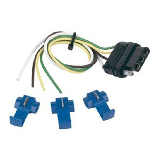 Picture of Hopkins  12" 4-Flat Car End Trailer Wiring Kit 48005 19-2373                                                                 