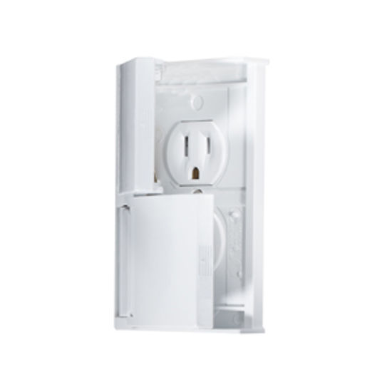 Picture of RV Designer  White Dual Receptacle S905 19-2440                                                                              